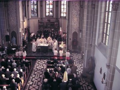 Festhochamt zum 50jährigen Priesterjubiläum Pfarrer Alois Bimczok