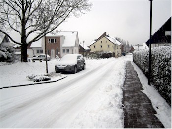 Am 24. Januar gab es zum 2. Mal im Winter 2014/15 Schnee in Tönisberg.